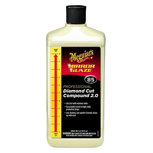 Removes Light Swirls and Adds Gloss Clarity, Diamond Cut Compound, Liquid, 32 Ounce, Single